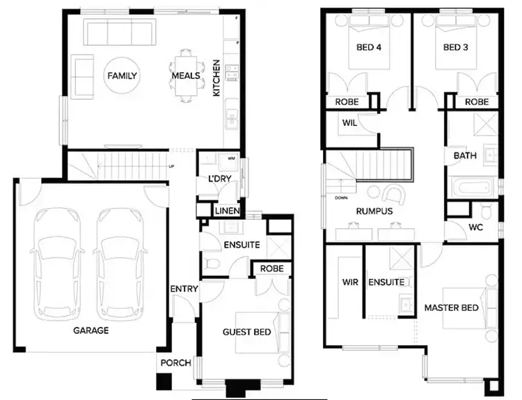 Floorplan of Homely house listing, 2011 Claymore street, Skye VIC 3977