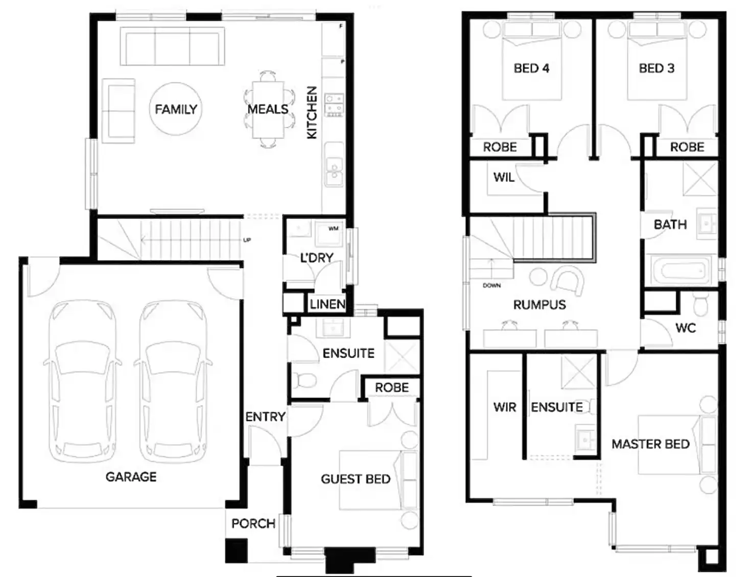 Floorplan of Homely house listing, 2011 Claymore street, Skye VIC 3977