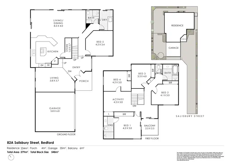 Floorplan of Homely house listing, 82A Salisbury Street, Bedford WA 6052