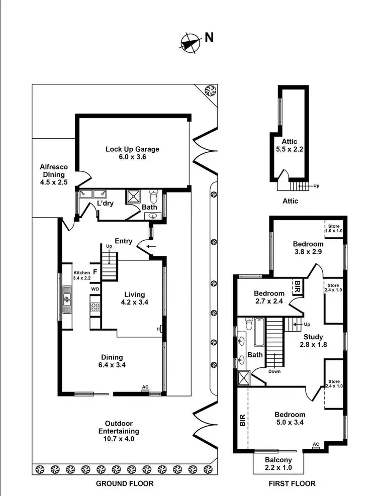 Floorplan of Homely house listing, 20 John Street, Seddon VIC 3011