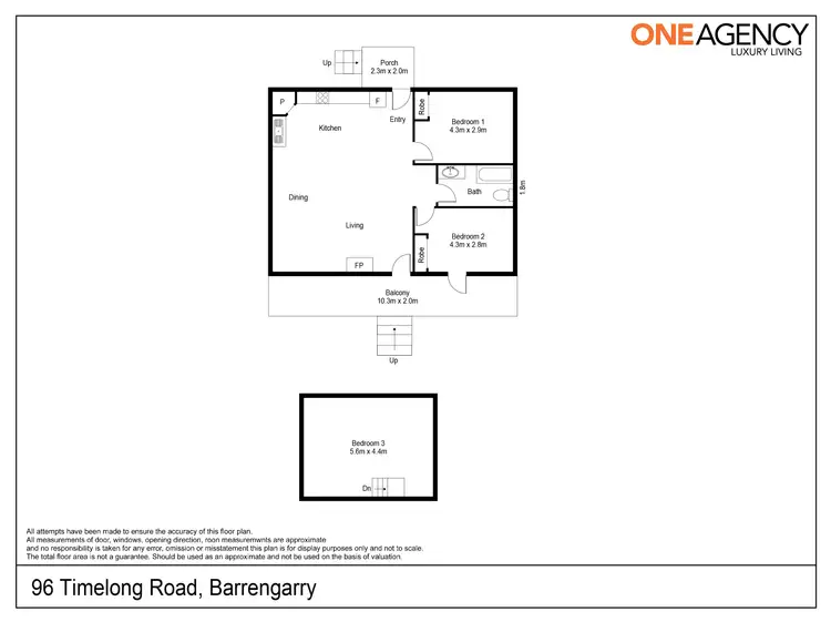 Floorplan of Homely rural property listing, 96 Timelong Road, Barrengarry NSW 2577