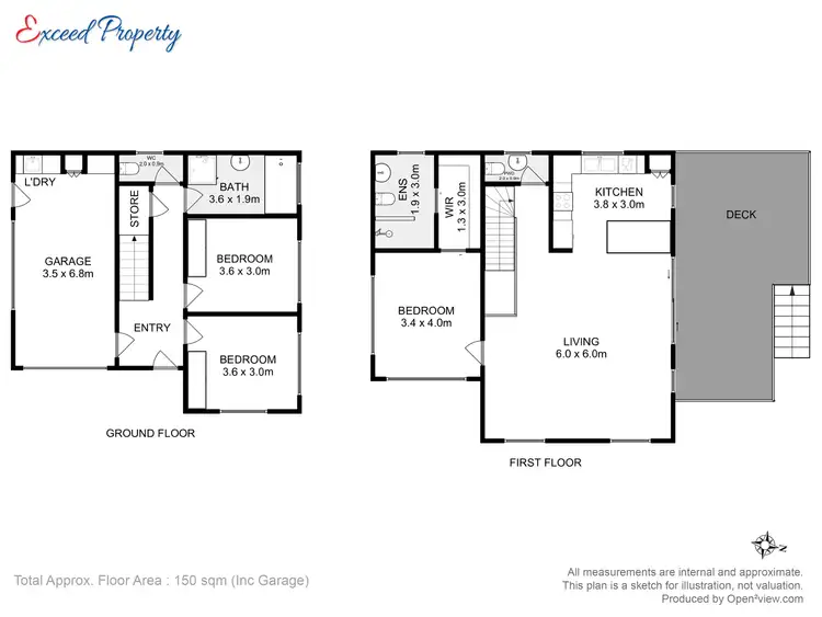 Floorplan of Homely townhouse listing, 2/6 Busan Avenue, Rokeby TAS 7019