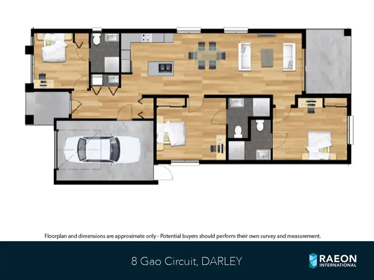 Floorplan of Homely house listing, 8 Gao Circuit, Darley VIC 3340