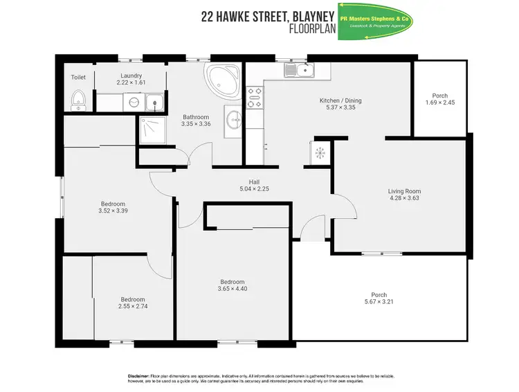 Floorplan of Homely house listing, 22 Hawke Street, Blayney NSW 2799