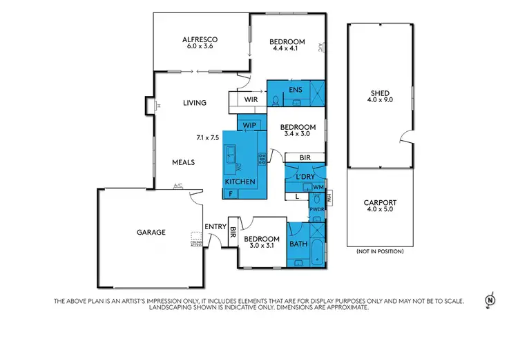 Floorplan of Homely house listing, 89 Zorro Drive, Yarrawonga VIC 3730