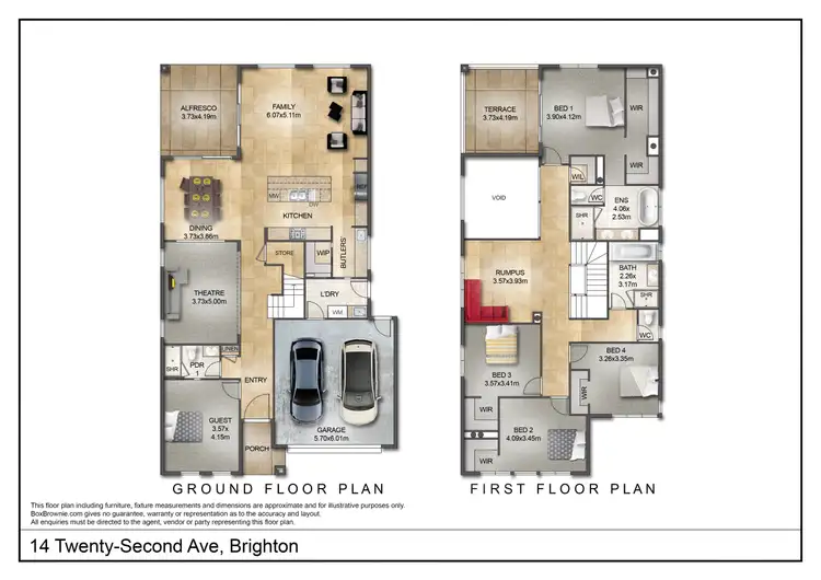 Floorplan of Homely house listing, 14 Twenty Second Avenue, Brighton QLD 4017