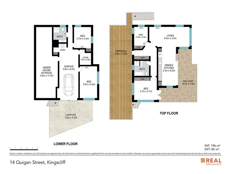 Floorplan of Homely house listing, 14 Quigan Street, Kingscliff NSW 2487