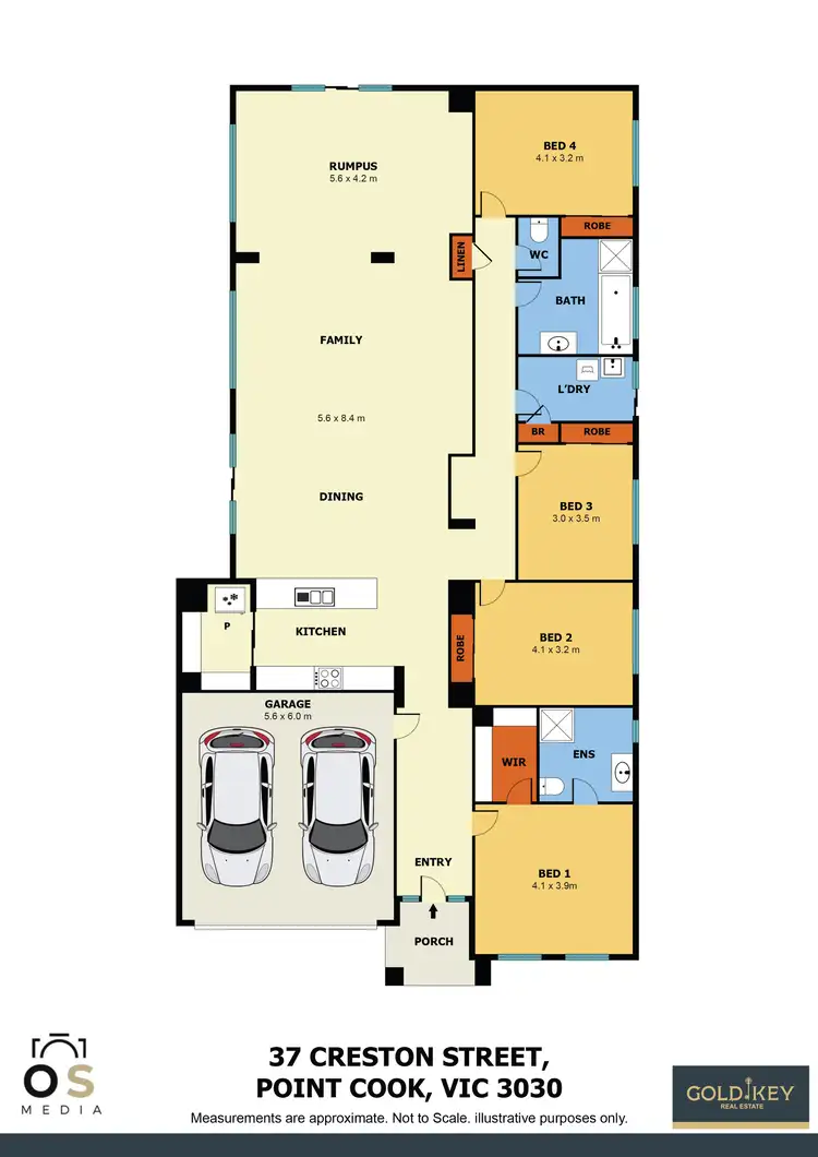 Floorplan of Homely house listing, 37 Creston Street, Point Cook VIC 3030