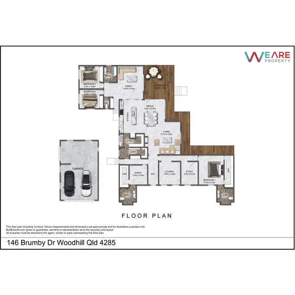 Floorplan of Homely house listing, 146 Brumby Drive, Woodhill QLD 4285
