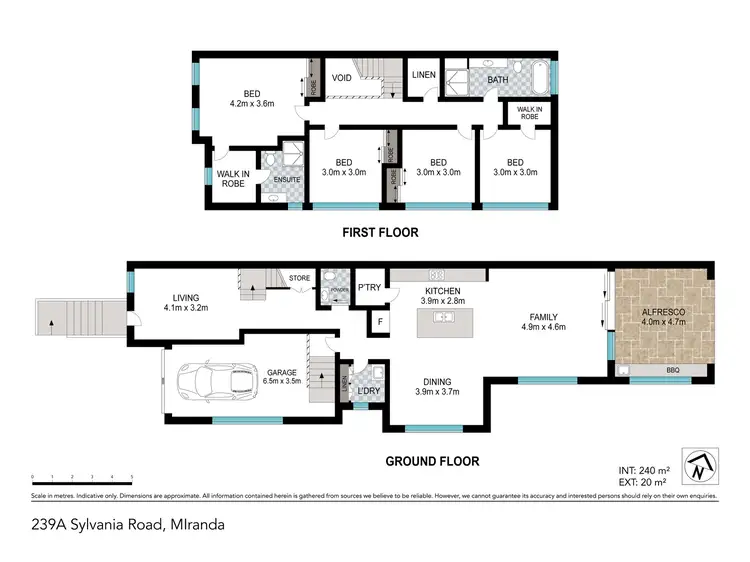 Floorplan of Homely semi-detached listing, 239A Sylvania Road, Miranda NSW 2228