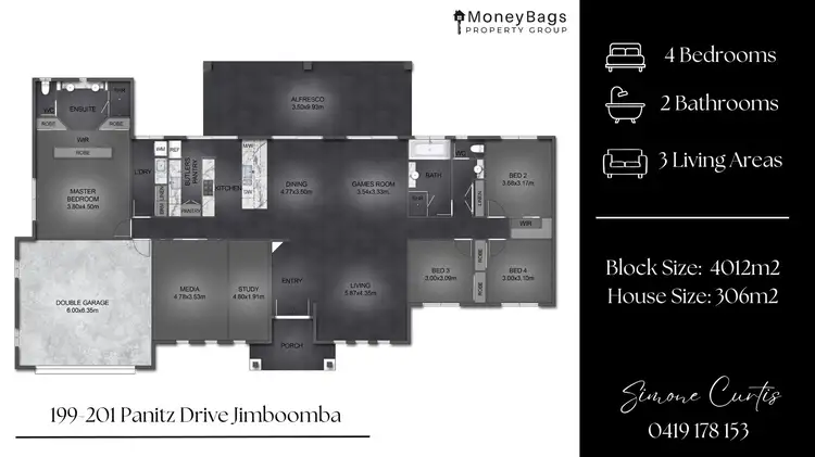 Floorplan of Homely house listing, 199-201 Panitz Drive, Jimboomba QLD 4280