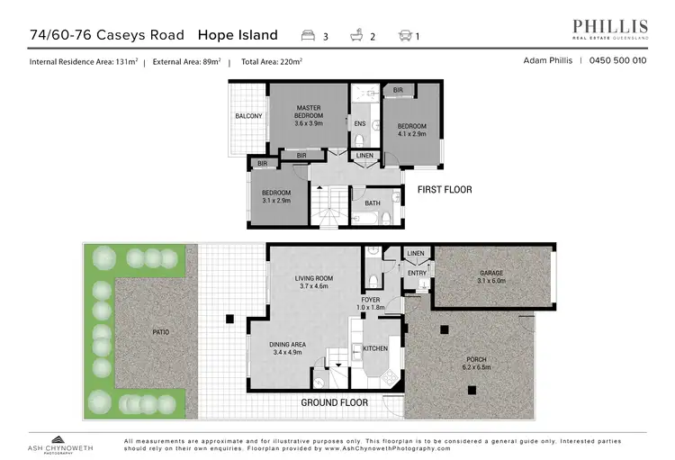 Floorplan of Homely townhouse listing, 74/60 - 76 Caseys Road, Hope Island QLD 4212