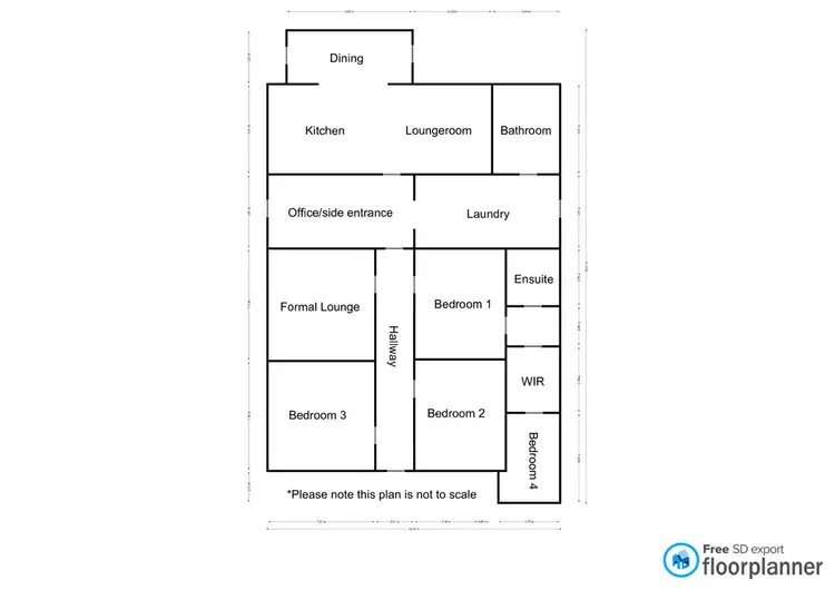 Floorplan of Homely house listing, 4 Gray Street, Rainbow VIC 3424