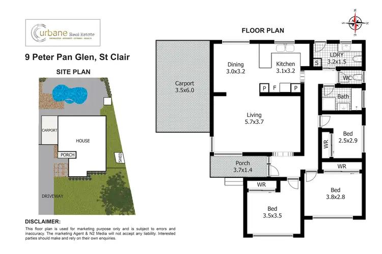 Floorplan of Homely house listing, 9 Peter Pan Glen, St Clair NSW 2759