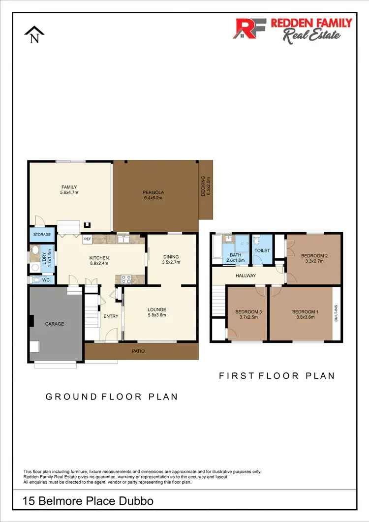 Floorplan of Homely house listing, 15 Belmore Place, Dubbo NSW 2830