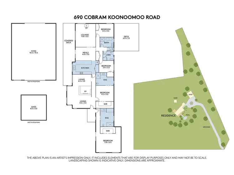 Floorplan of Homely house listing, 690 Cobram-Koonoomoo Road, Koonoomoo VIC 3644