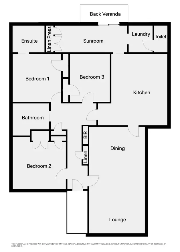 Floorplan of Homely house listing, 5 CORAL AVENUE, Warracknabeal VIC 3393