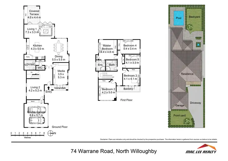 Floorplan of Homely house listing, 74 Warrane Road, Willoughby NSW 2068