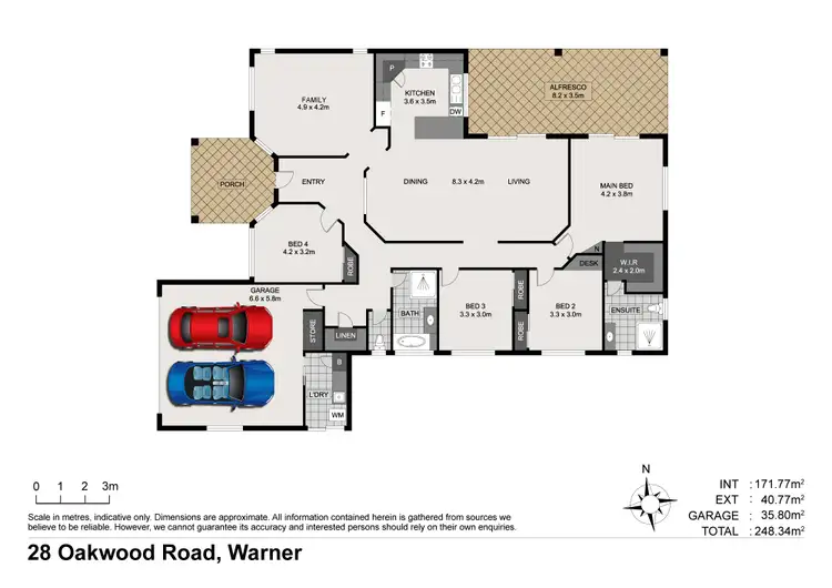 Floorplan of Homely house listing, 28 Oakwood Road, Warner QLD 4500