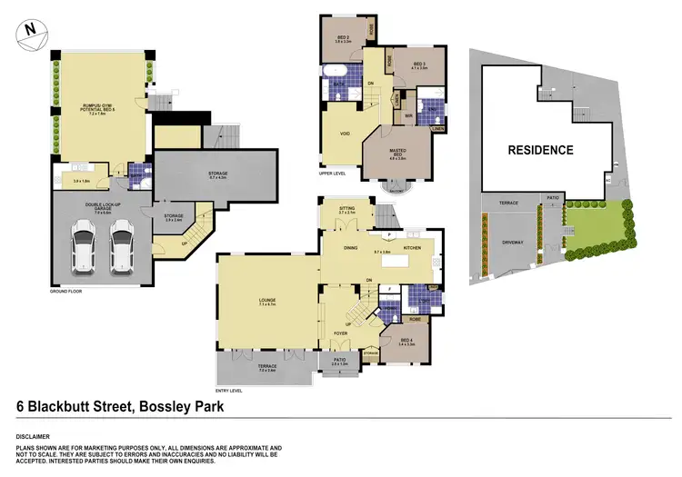 Floorplan of Homely house listing, 6 Blackbutt Street, Bossley Park NSW 2176