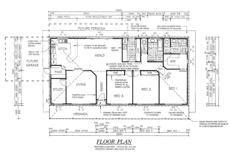 Floorplan of Homely house listing, 22 Borough Drive, Kerang VIC 3579