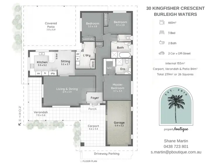 Floorplan of Homely house listing, 30 Kingfisher Crescent, Burleigh Waters QLD 4220