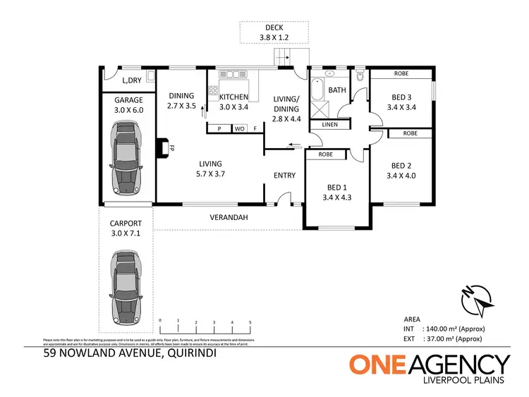Floorplan of Homely house listing, 59 Nowland Avenue, Quirindi NSW 2343