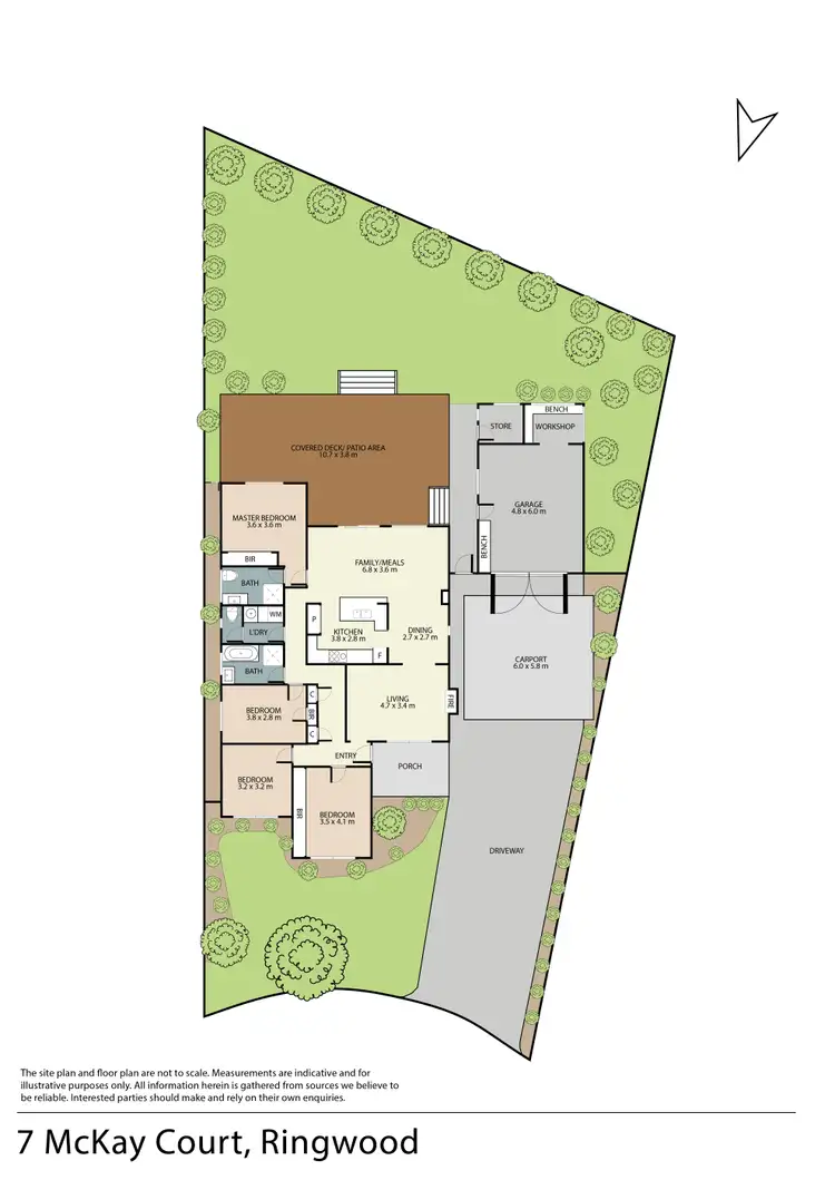 Floorplan of Homely house listing, 7 Mckay Court, Ringwood VIC 3134