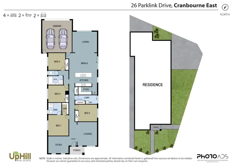 Floorplan of Homely house listing, 26 PARKLINK DRIVE, Cranbourne East VIC 3977