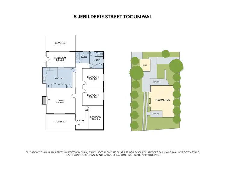 Floorplan of Homely house listing, 5 Jerilderie Street, Tocumwal NSW 2714