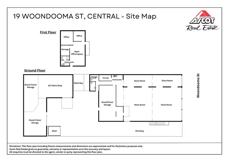 Floorplan of Homely flat listing, 19 Woondooma Street, Bundaberg Central QLD 4670