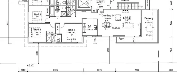 Floorplan of Homely apartment listing, 14/87 ocean parade, Coffs Harbour NSW 2450