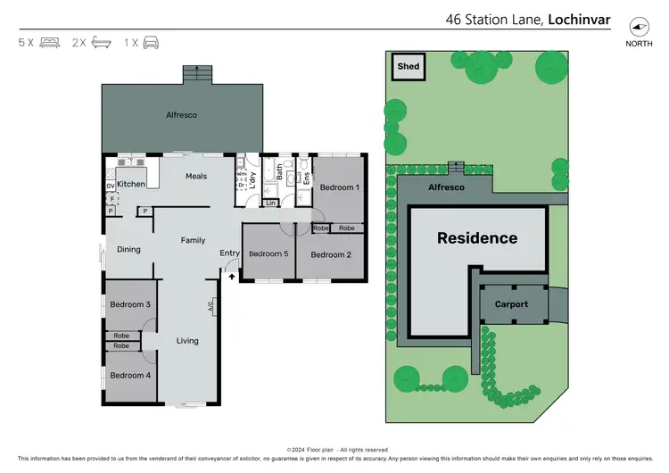 Floorplan of Homely house listing, 46 Station Lane, Lochinvar NSW 2321
