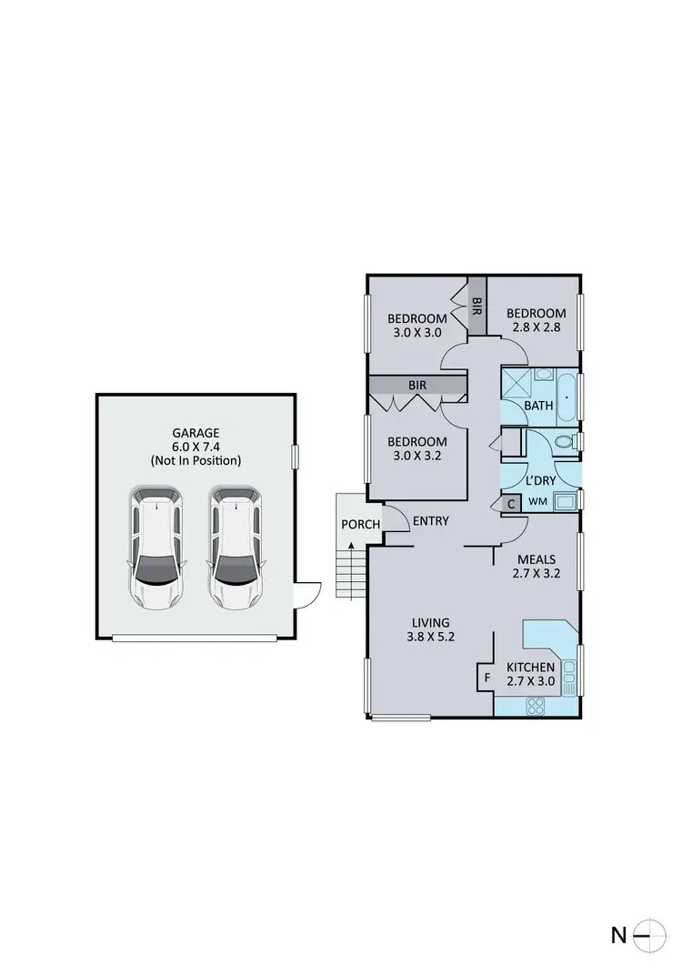 Floorplan of Homely house listing, 36 Monteith Crescent, Endeavour Hills VIC 3802