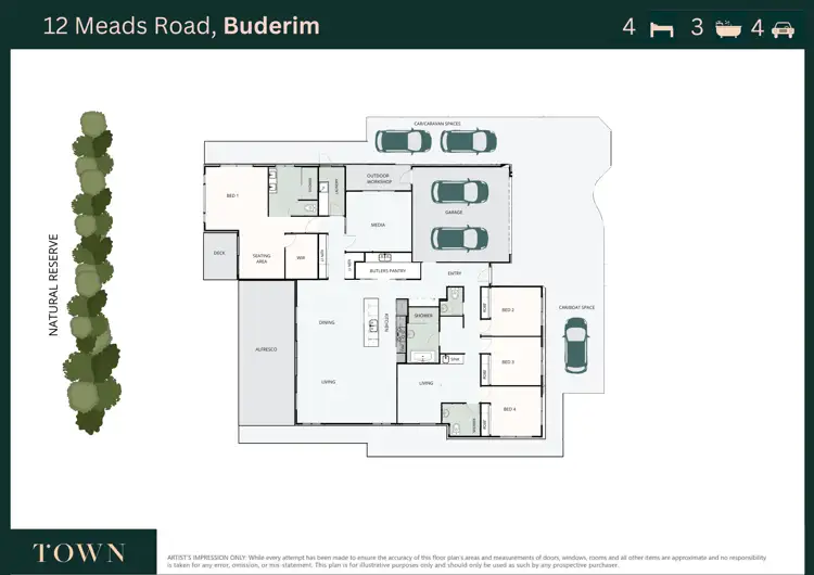Floorplan of Homely house listing, 12 Meads Road, Buderim QLD 4556