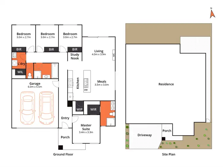 Floorplan of Homely house listing, 39 Connect Way, Mount Duneed VIC 3217