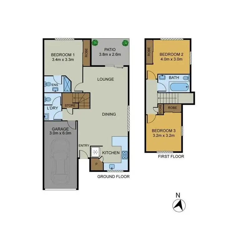 Floorplan of Homely townhouse listing, 29/154 Goodfellows Road, Murrumba Downs QLD 4503