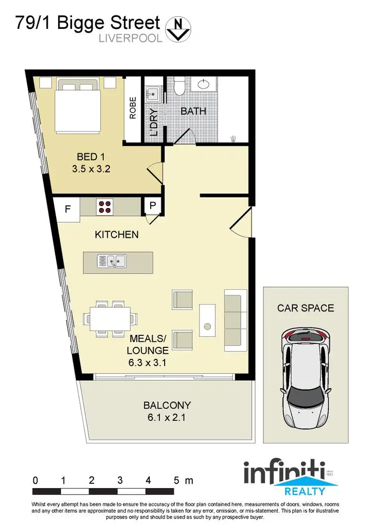 Floorplan of Homely apartment listing, 79/1-3 Bigge Street, Warwick Farm NSW 2170