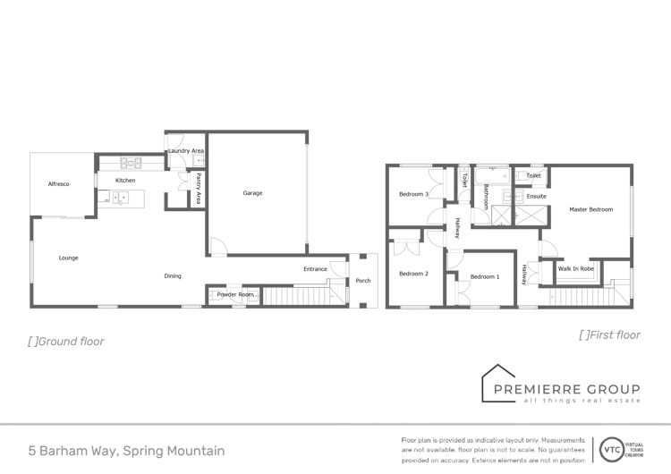 Floorplan of Homely house listing, 5 Barham Way, Spring Mountain QLD 4300