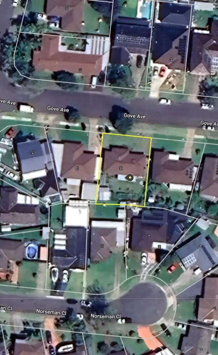 Floorplan of Homely house listing, 20 Gove Avenue, Green Valley NSW 2168