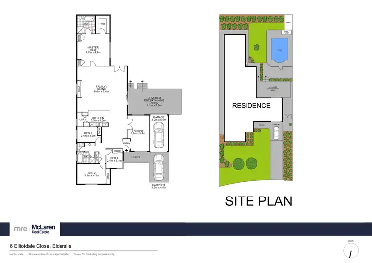 Floorplan of Homely house listing, 6 Elliotdale Close, Elderslie NSW 2570
