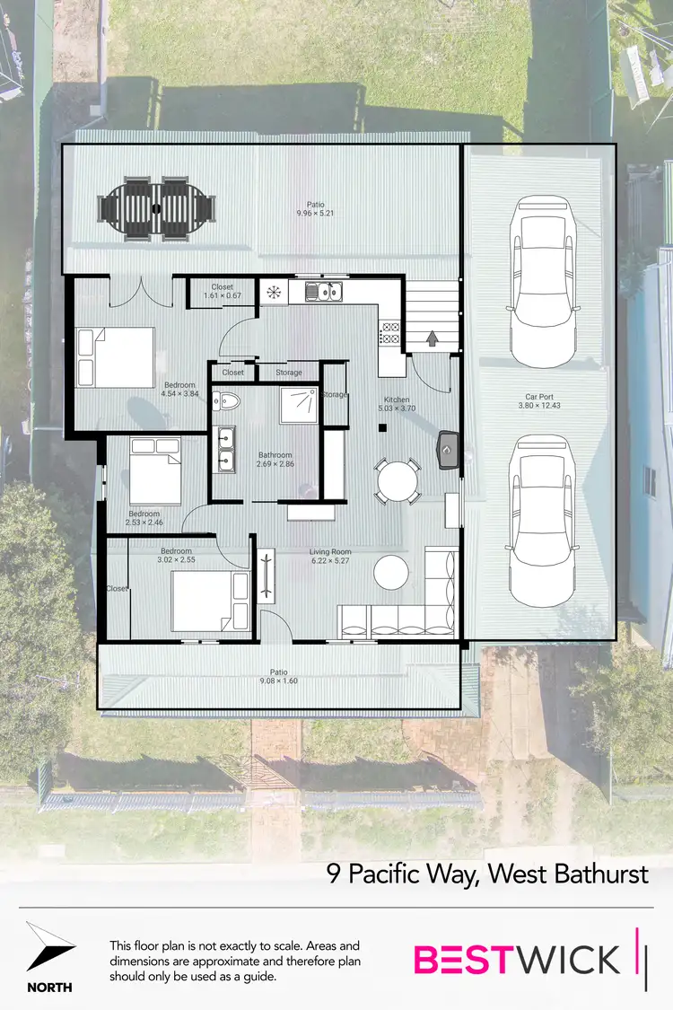 Floorplan of Homely house listing, 9 Pacific Way, West Bathurst NSW 2795