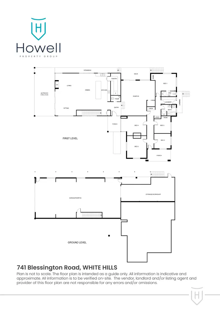 Floorplan of Homely house listing, 741 Blessington Road, White Hills TAS 7258