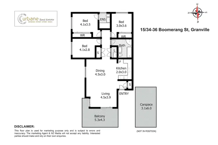 Floorplan of Homely apartment listing, Unit 15/34-36 Boomerang Street, Granville NSW 2142