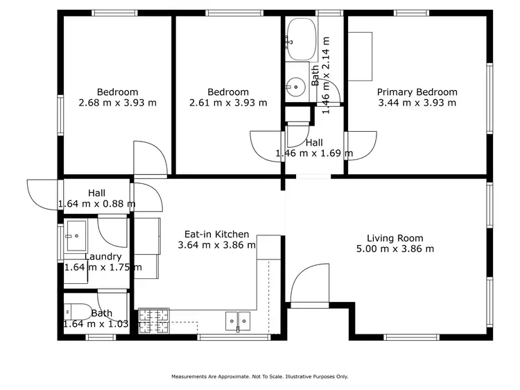 Floorplan of Homely house listing, 8 Elizabeth Street, Horsham VIC 3400