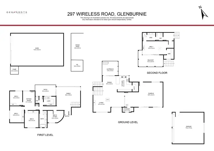 Floorplan of Homely house listing, 297 Wireless Road East, Glenburnie SA 5291
