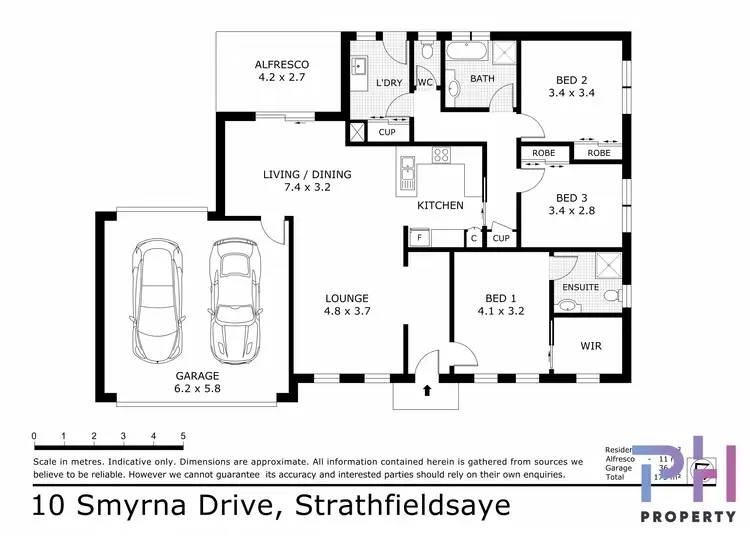 Floorplan of Homely house listing, 10 Smyrna Drive, Strathfieldsaye VIC 3551