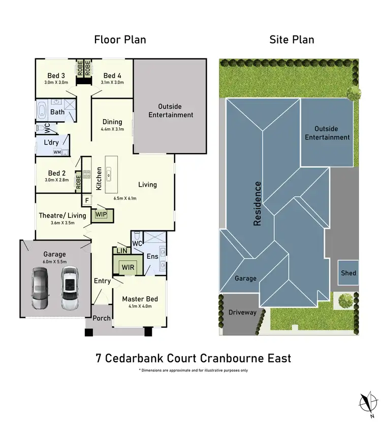 Floorplan of Homely house listing, 7 Cedarbank Court, Cranbourne East VIC 3977