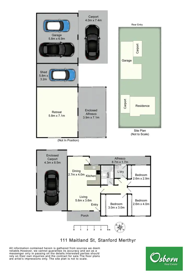 Floorplan of Homely house listing, 111 Maitland Street, Stanford Merthyr NSW 2327