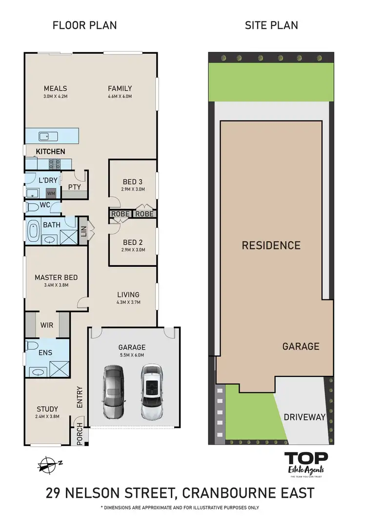 Floorplan of Homely house listing, 29 Nelson Street, Cranbourne East VIC 3977